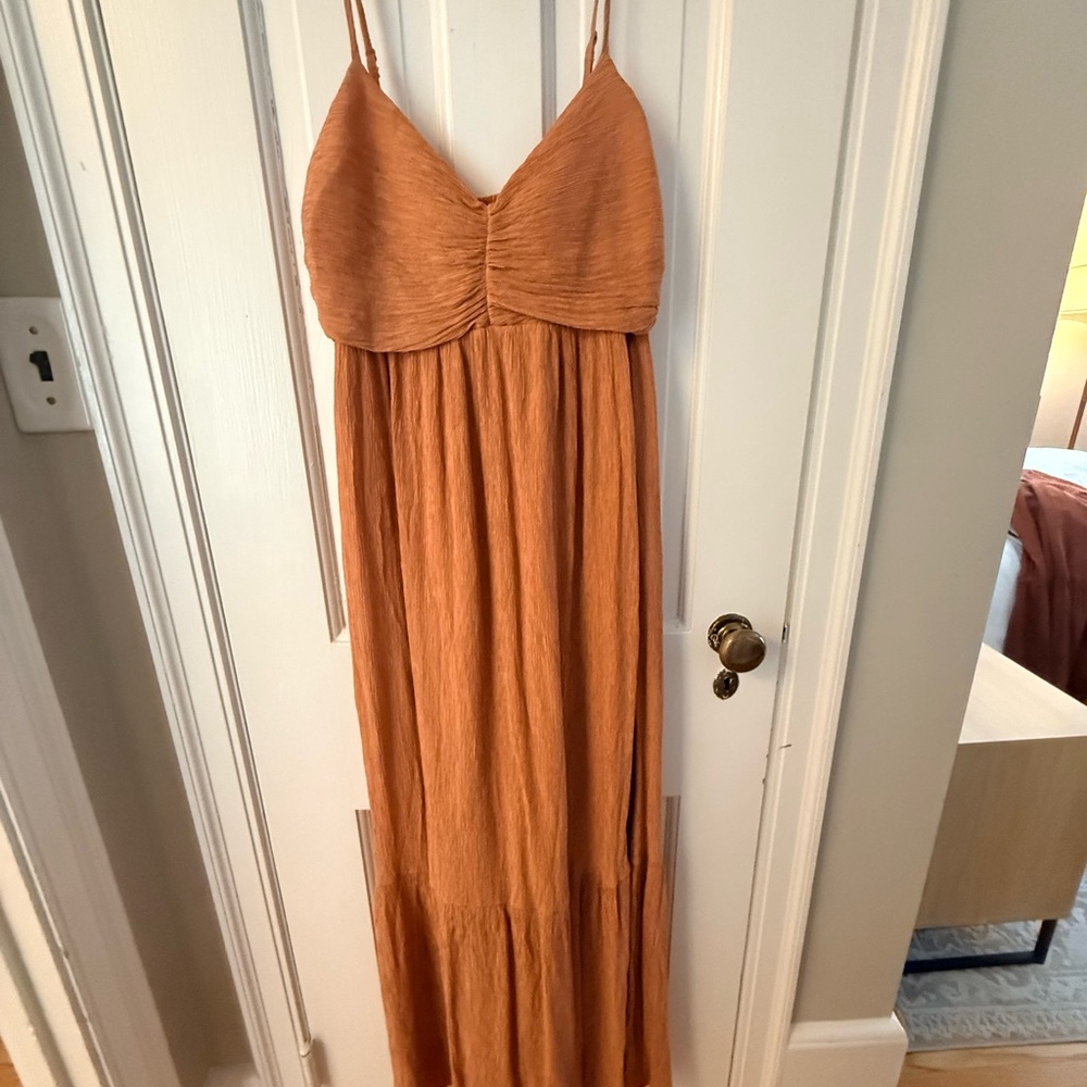 Abercrombie & Fitch Rust Maxi Dress